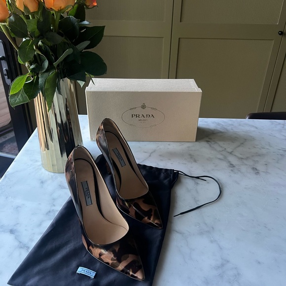 Prada 36.5 camouflage high heels - Picture 4 of 7